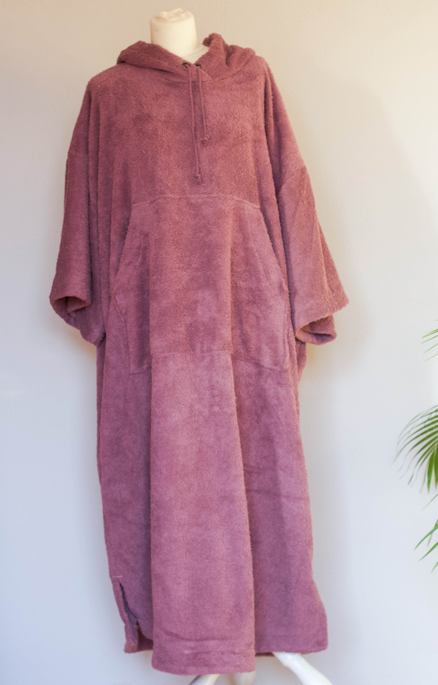 Surf-/Badeponcho unifarben (Mauve) XL (leider gerade ausverkauft)