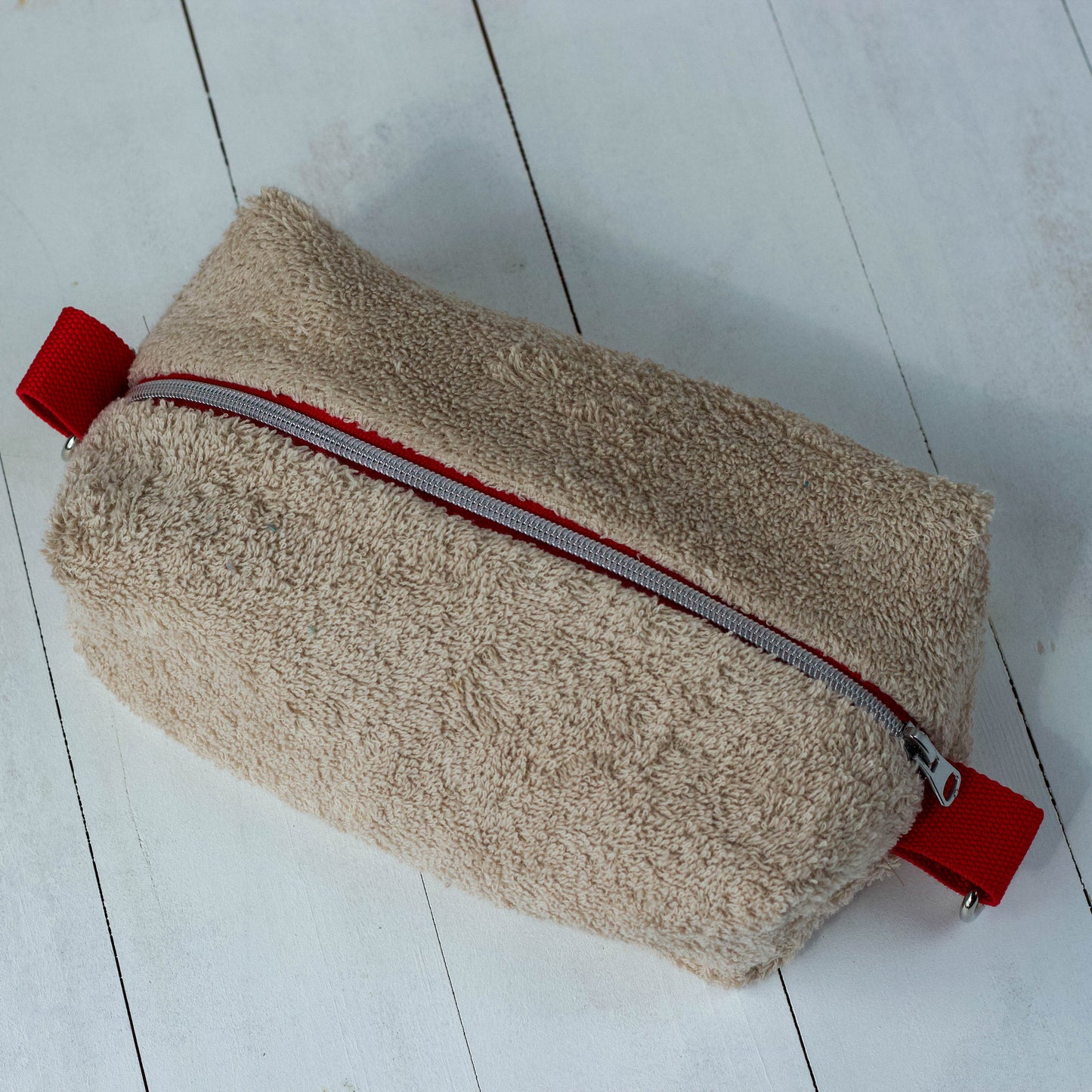 Boxy Bag - Kulturbeutel aus Frottee