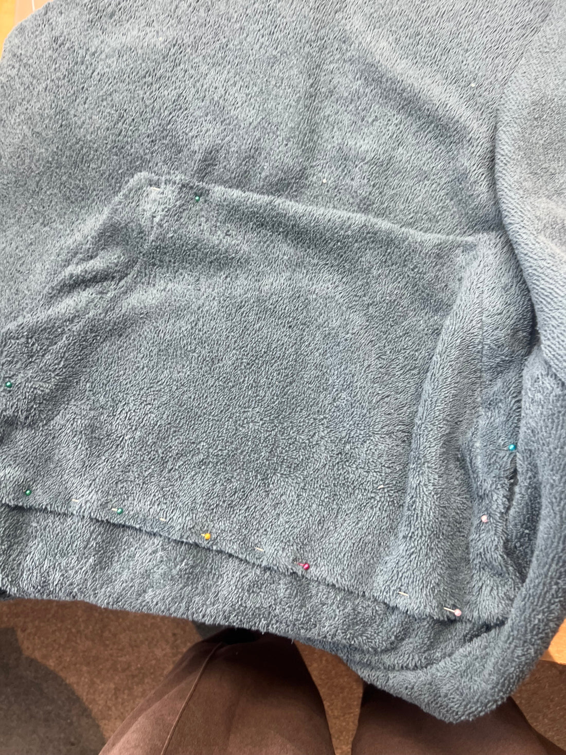 Das Schwierigiste beim Poncho nähen…