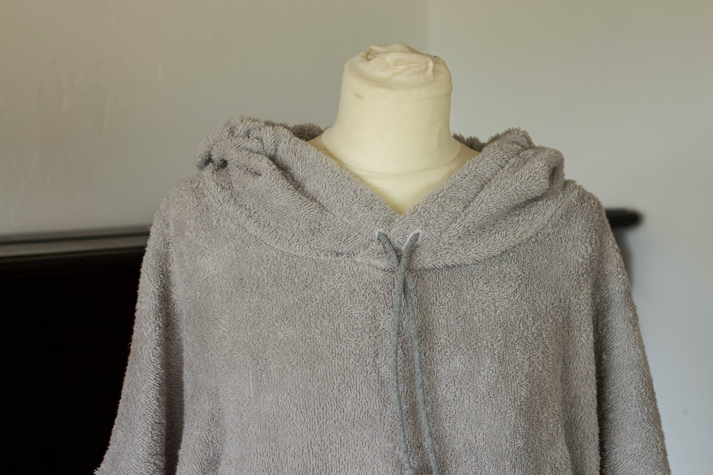 Surf-Poncho in hellgrau