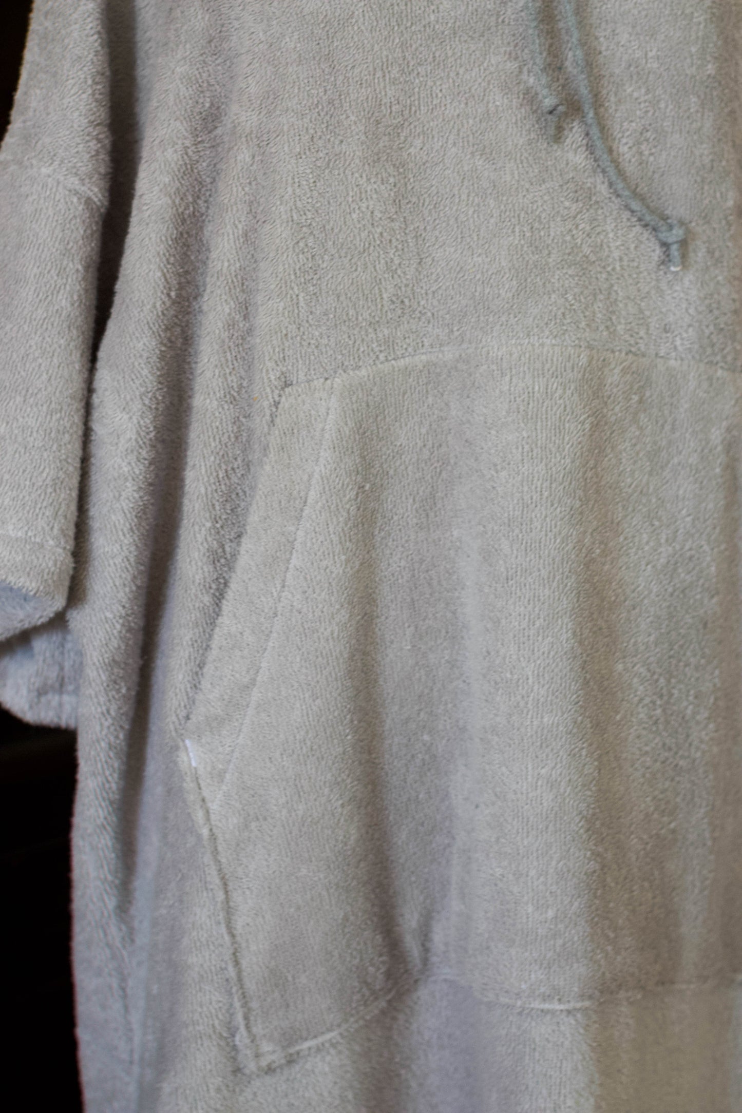 Surf-Poncho in hellgrau