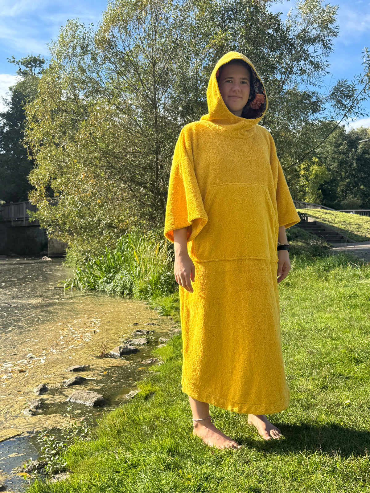 Surf-/Badeponcho - Sonnengelb