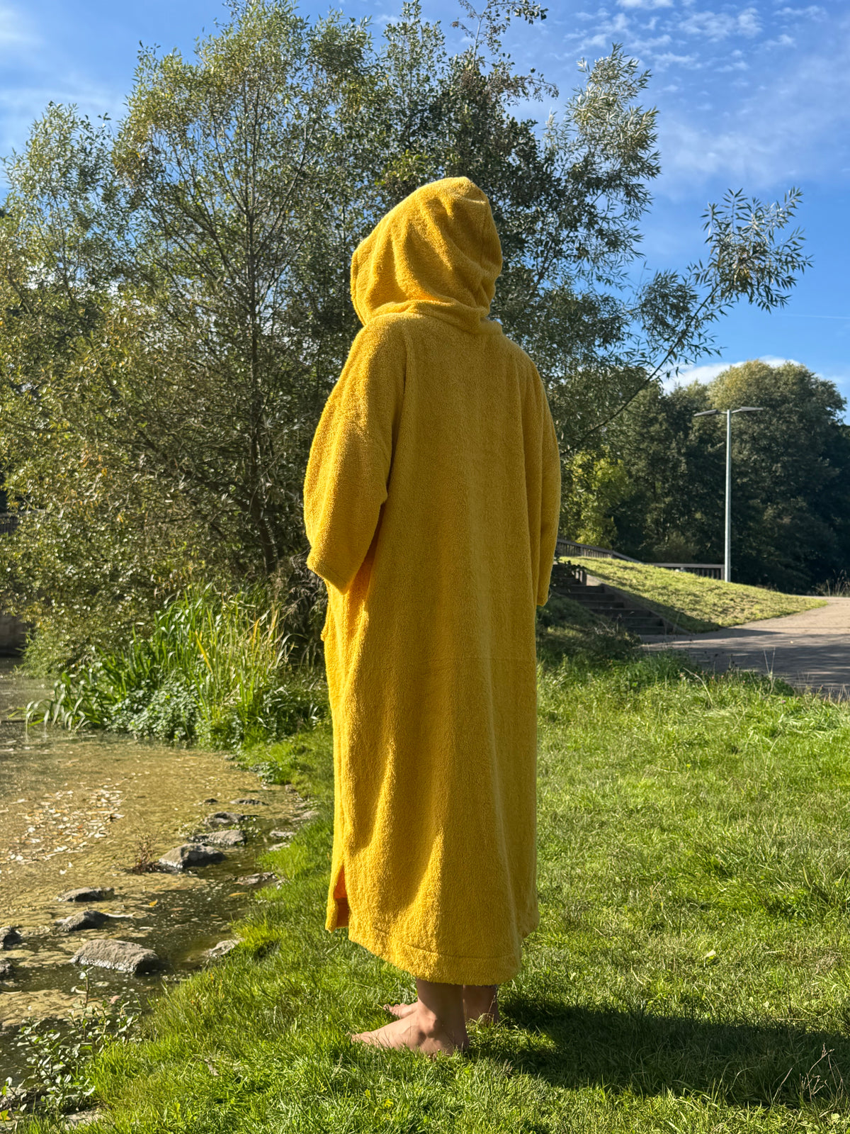 Surf-/Badeponcho - Sonnengelb