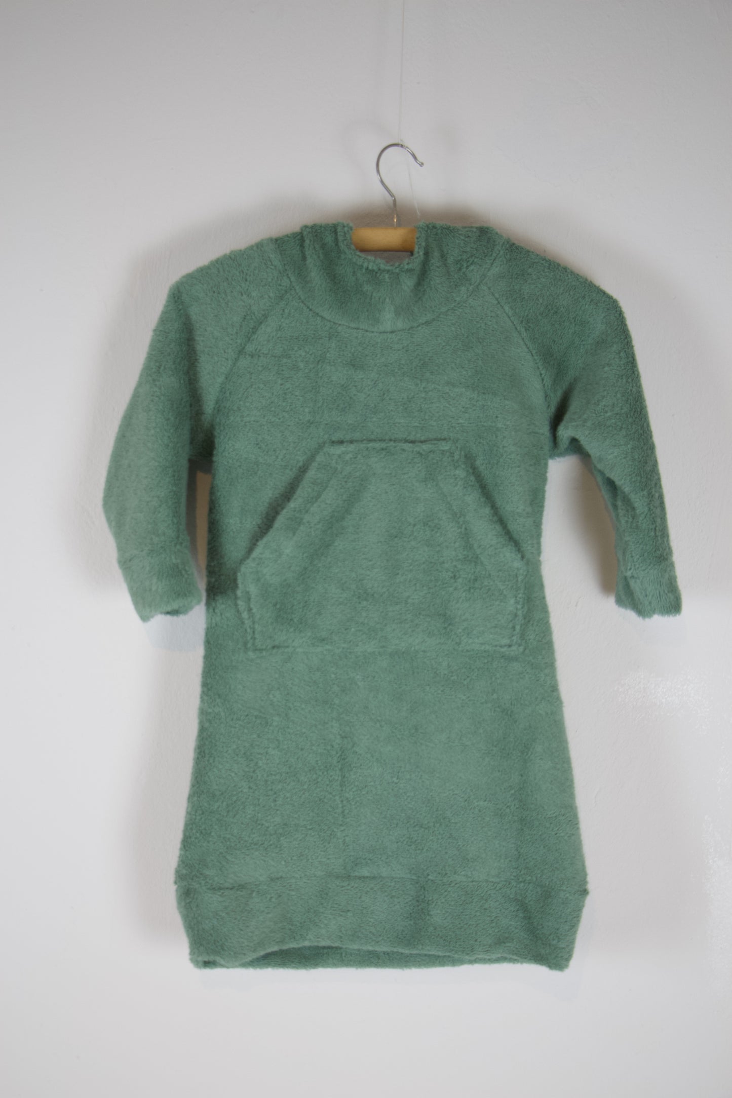 Lindgrüner Badeponcho für Kinder