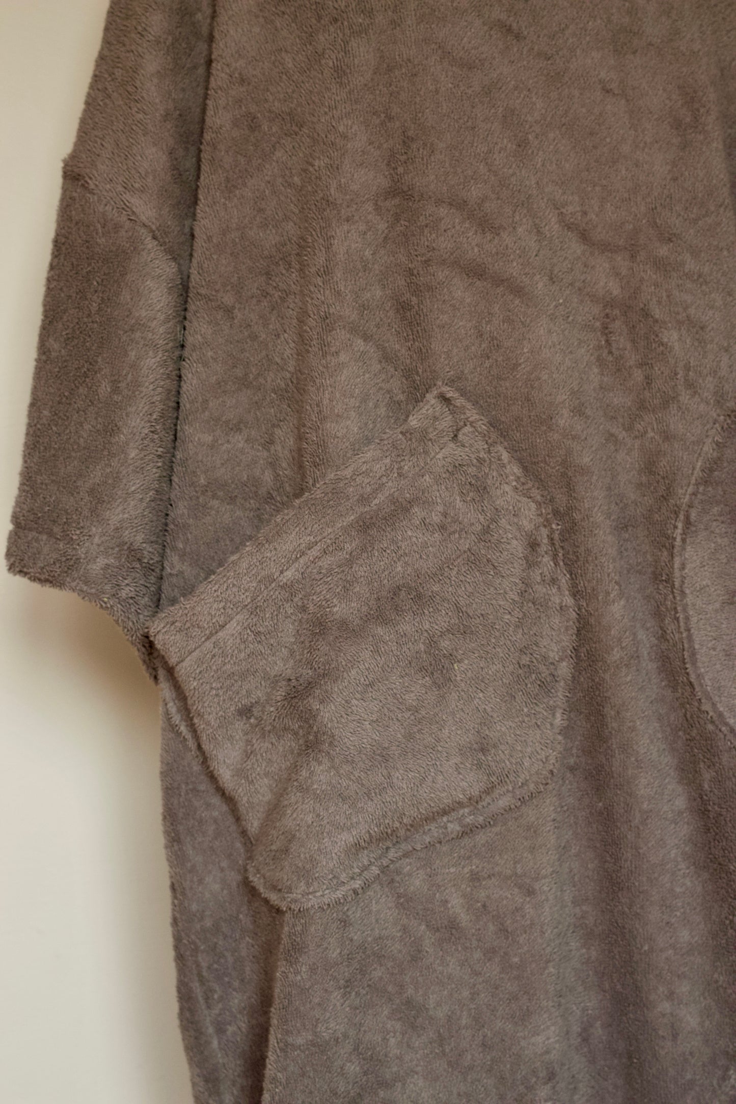Surf-/Badeponcho unifarben (grau) XL