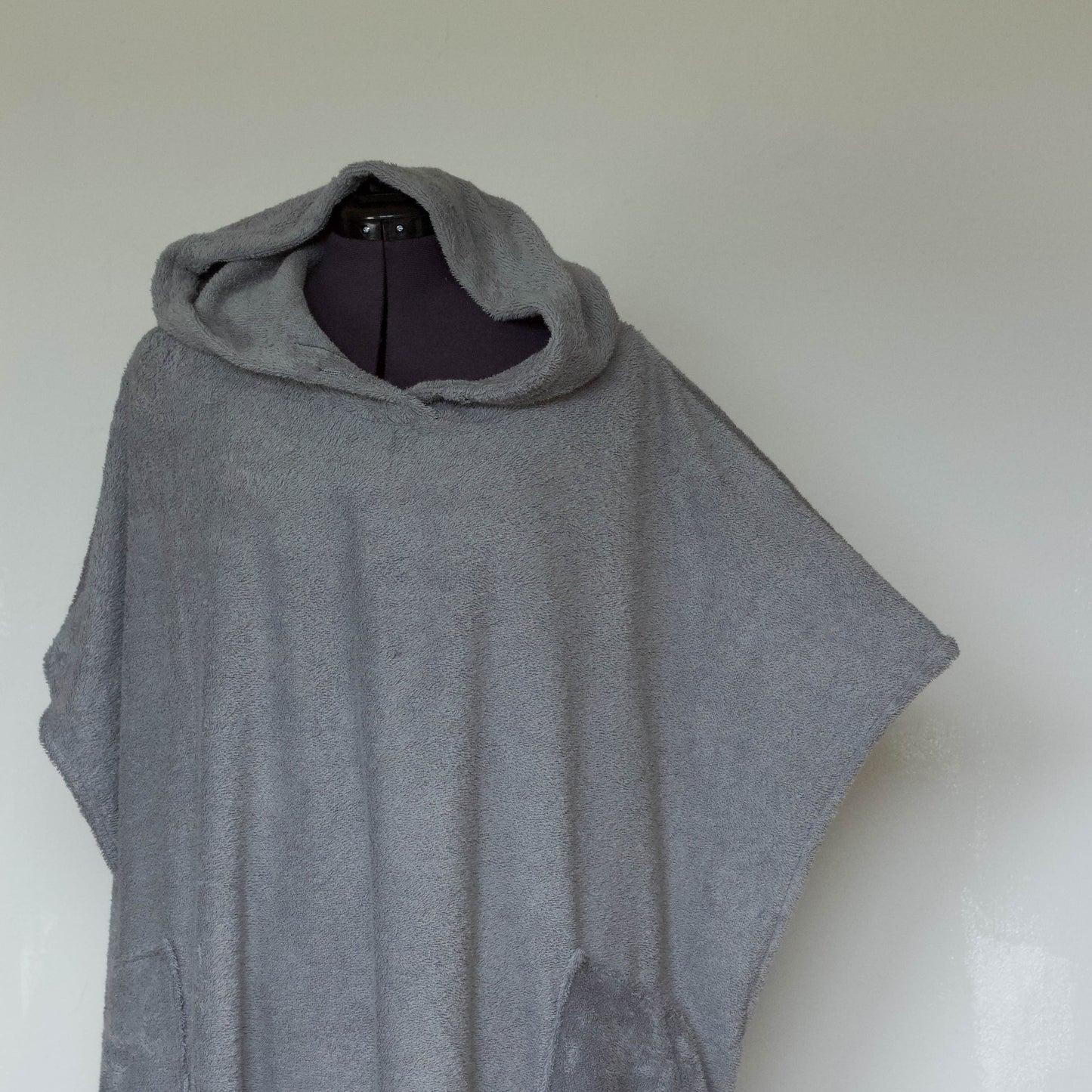 Surf-Poncho hellgrau (unisex)